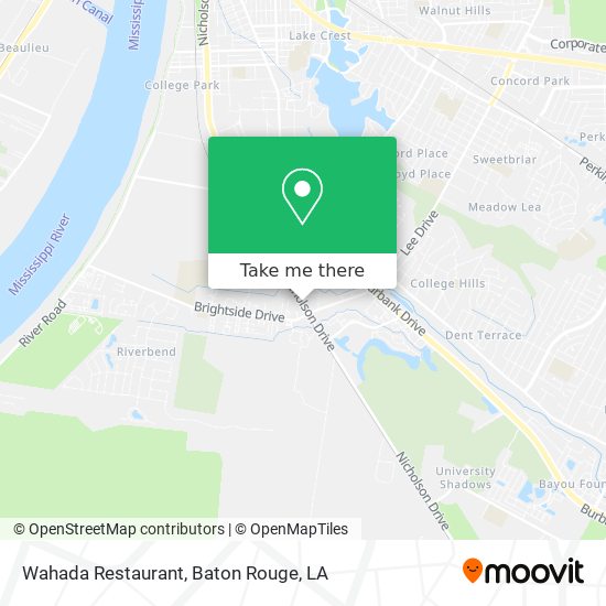 Wahada Restaurant map