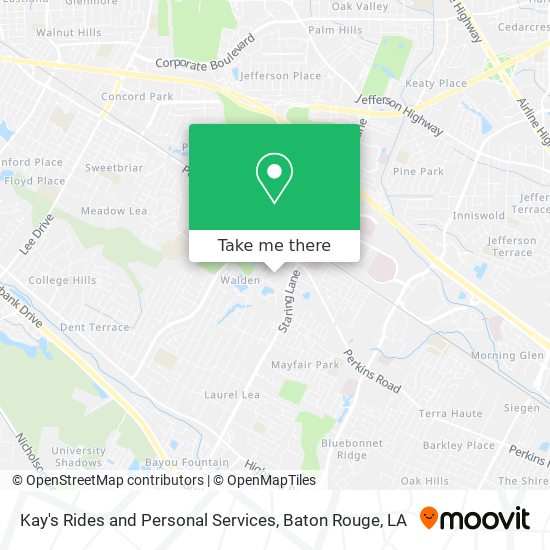 Kay's Rides and Personal Services map