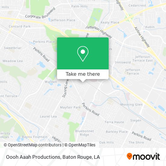 Oooh Aaah Productions map