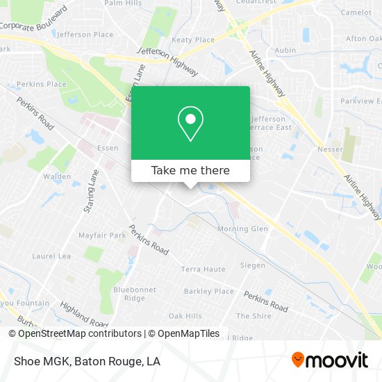 Mapa de Shoe MGK
