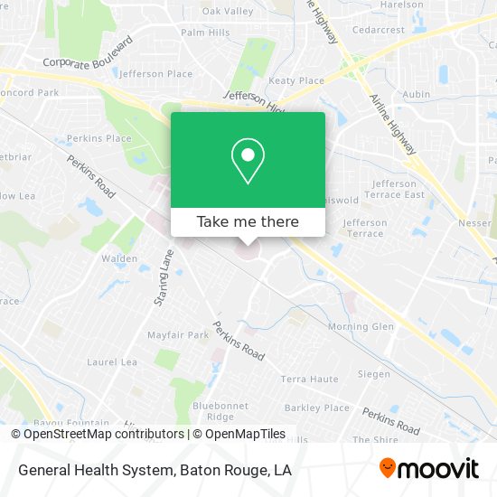 Mapa de General Health System