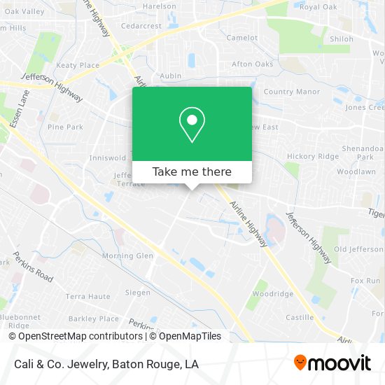 Cali & Co. Jewelry map