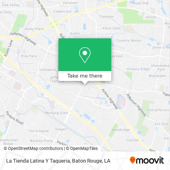 La Tienda Latina Y Taqueria map