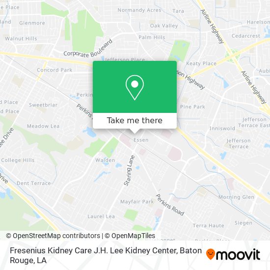 Fresenius Kidney Care J.H. Lee Kidney Center map