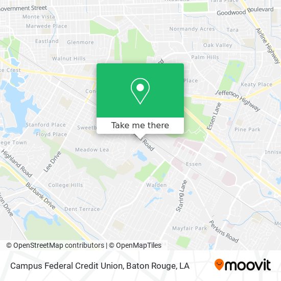 Campus Federal Credit Union map