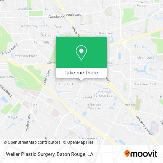 Weiler Plastic Surgery map