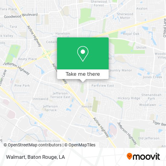 Mapa de Walmart
