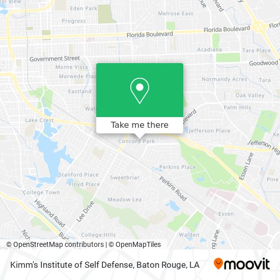 Mapa de Kimm's Institute of Self Defense