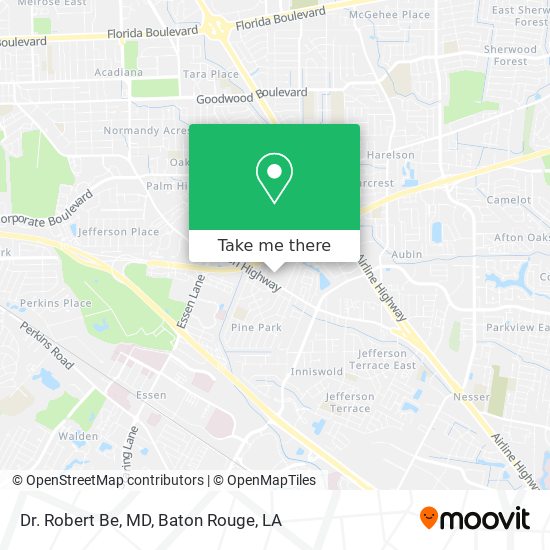 Dr. Robert Be, MD map