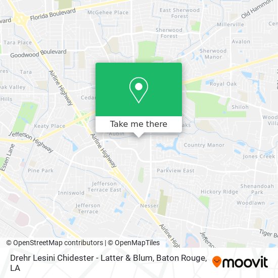 Drehr Lesini Chidester - Latter & Blum map