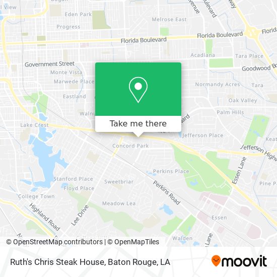 Ruth's Chris Steak House map