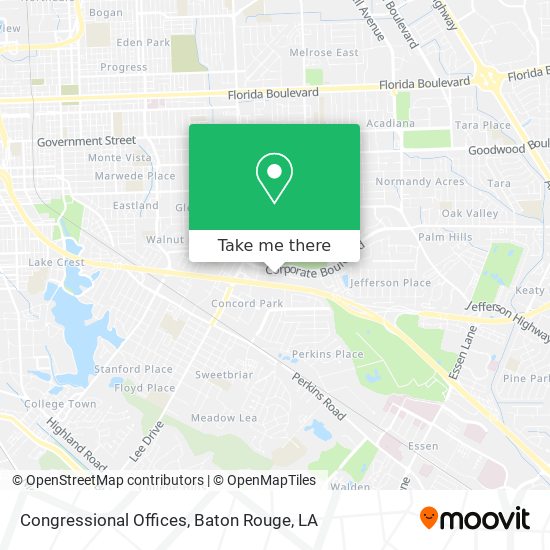 Congressional Offices map