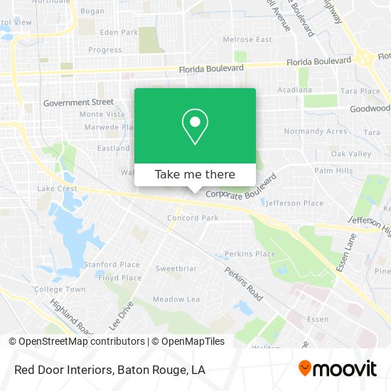 Mapa de Red Door Interiors