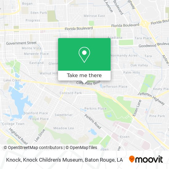 Knock, Knock Children's Museum map
