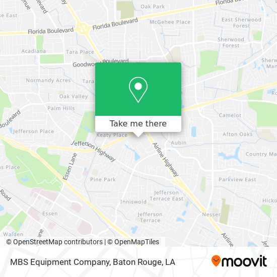 MBS Equipment Company map