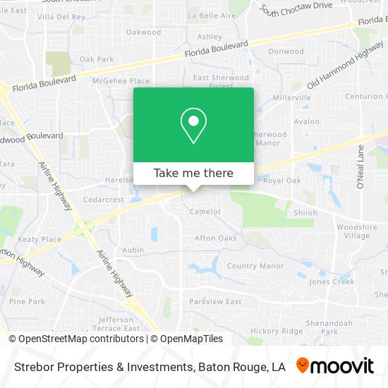 Strebor Properties & Investments map