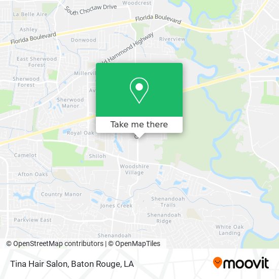 Mapa de Tina Hair Salon