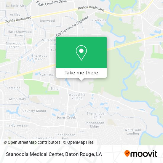 Stanocola Medical Center map
