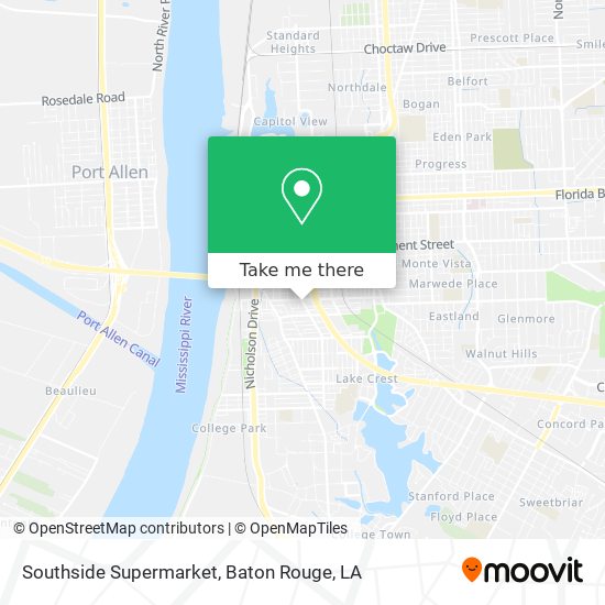 Southside Supermarket map