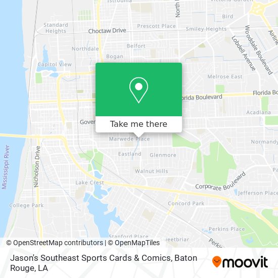 Mapa de Jason's Southeast Sports Cards & Comics