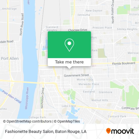 Mapa de Fashionette Beauty Salon