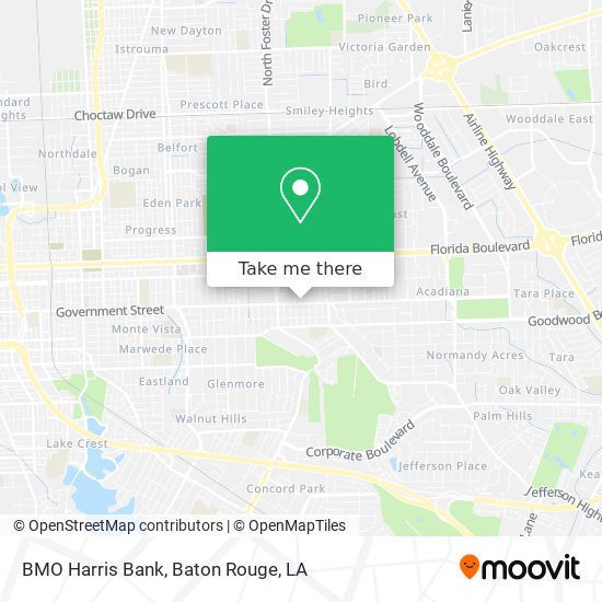 BMO Harris Bank map