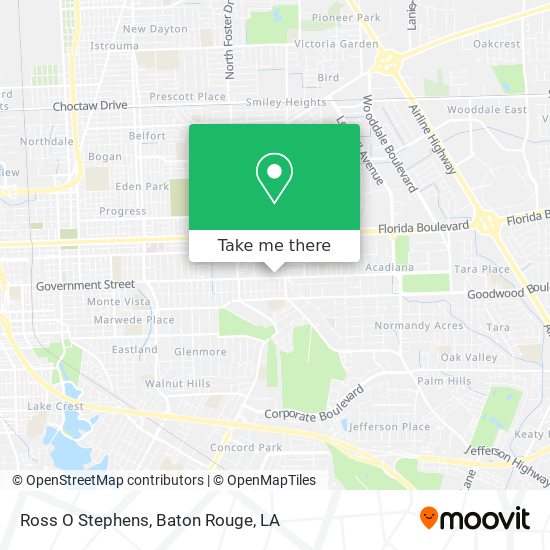 Ross O Stephens map