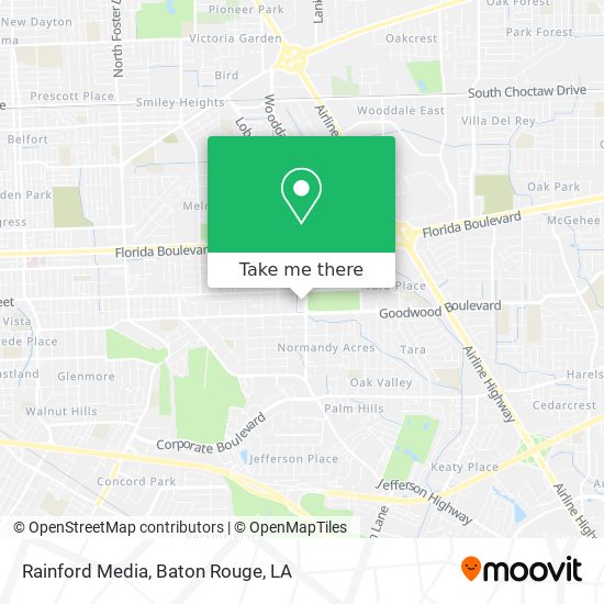 Mapa de Rainford Media