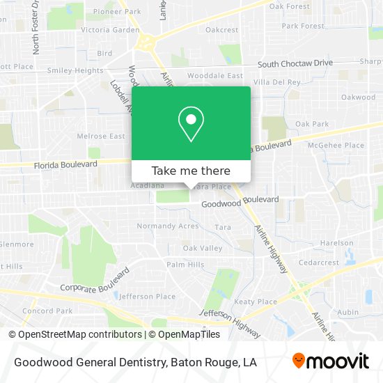 Mapa de Goodwood General Dentistry