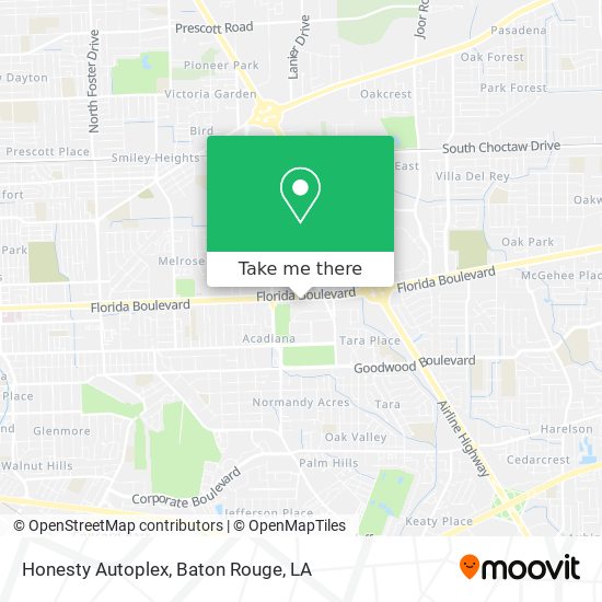 Mapa de Honesty Autoplex