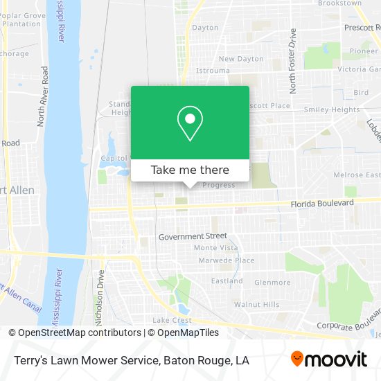 Mapa de Terry's Lawn Mower Service