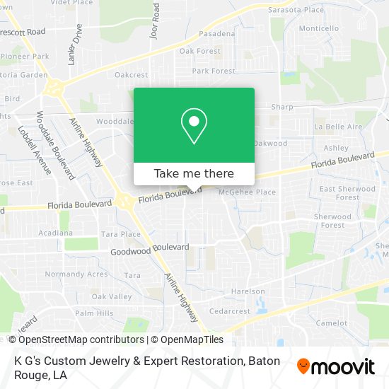 K G's Custom Jewelry & Expert Restoration map