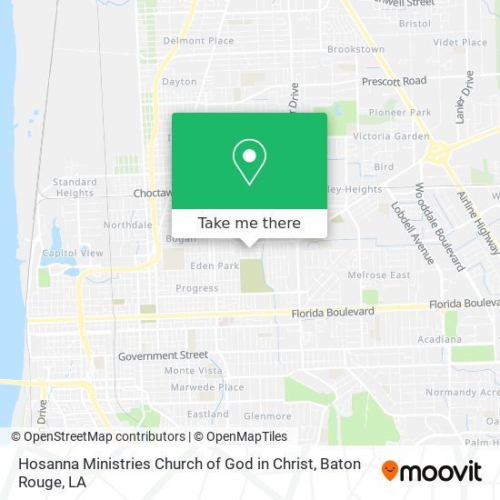 Mapa de Hosanna Ministries Church of God in Christ