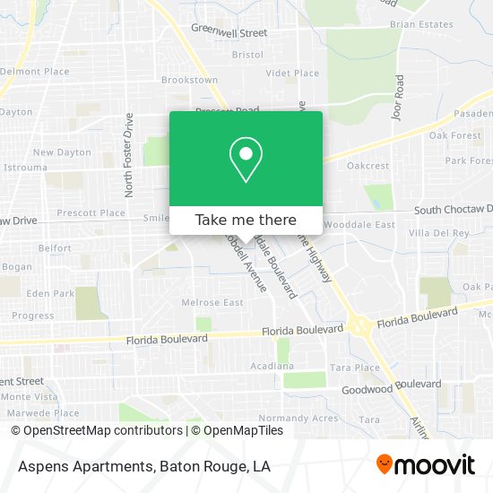 Mapa de Aspens Apartments