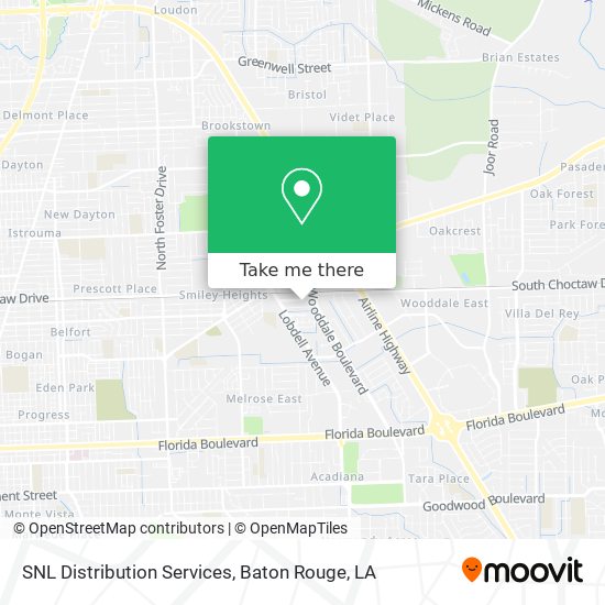 SNL Distribution Services map