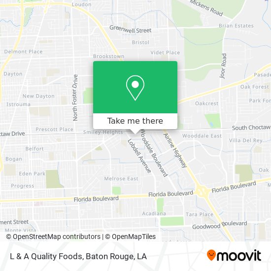 Mapa de L & A Quality Foods