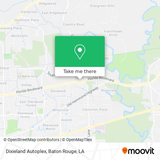 Dixieland Autoplex map