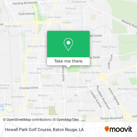 Mapa de Howell Park Golf Course