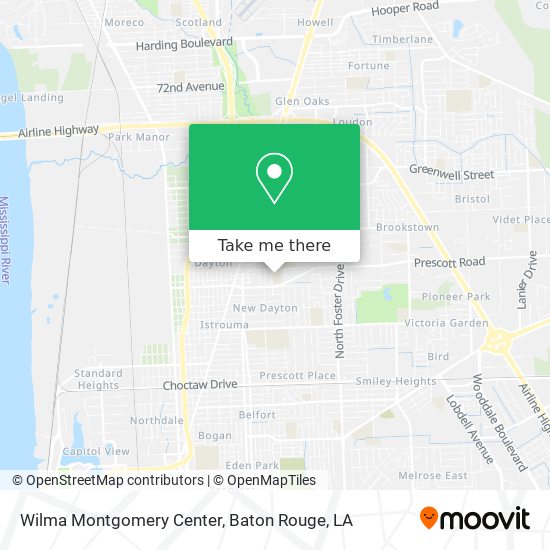 Mapa de Wilma Montgomery Center