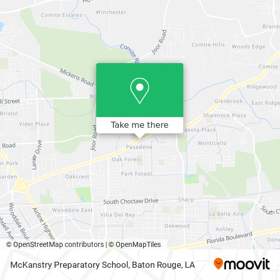 McKanstry Preparatory School map