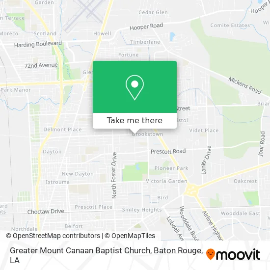 Mapa de Greater Mount Canaan Baptist Church