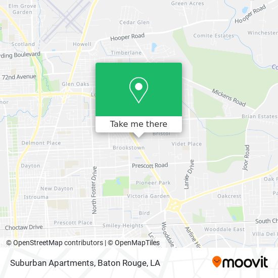 Suburban Apartments map