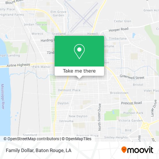 Mapa de Family Dollar