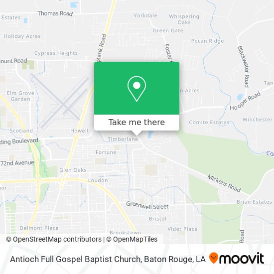 Antioch Full Gospel Baptist Church map