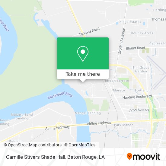 Mapa de Camille Stivers Shade Hall
