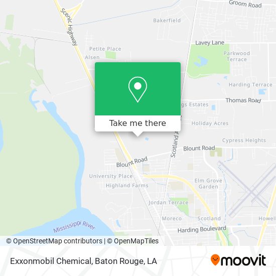 Mapa de Exxonmobil Chemical