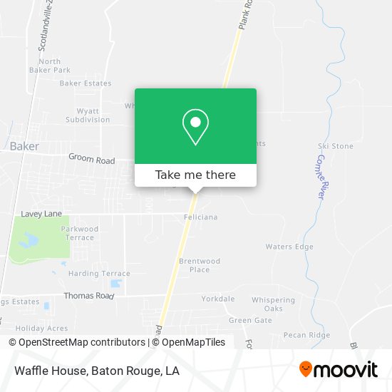 Mapa de Waffle House