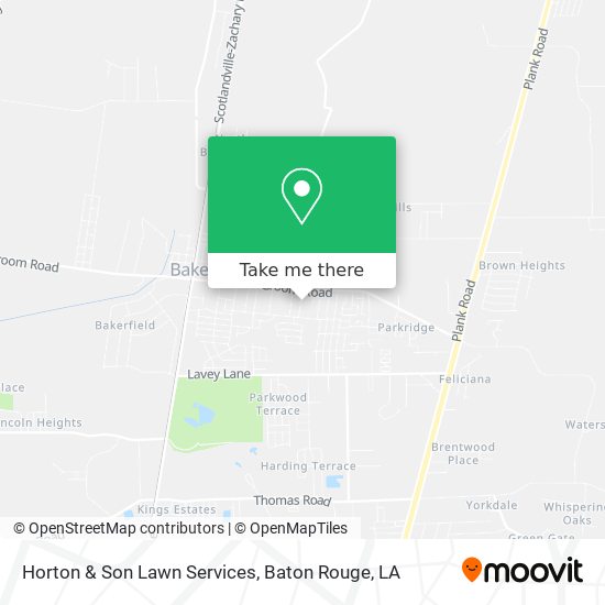 Horton & Son Lawn Services map