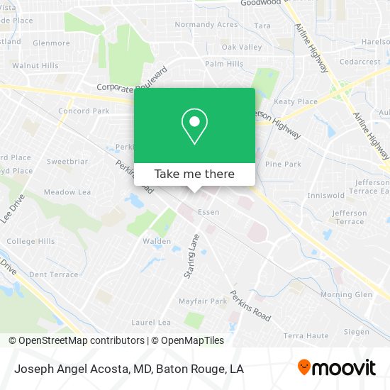Mapa de Joseph Angel Acosta, MD