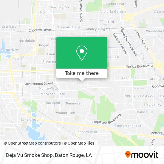 Deja Vu Smoke Shop map